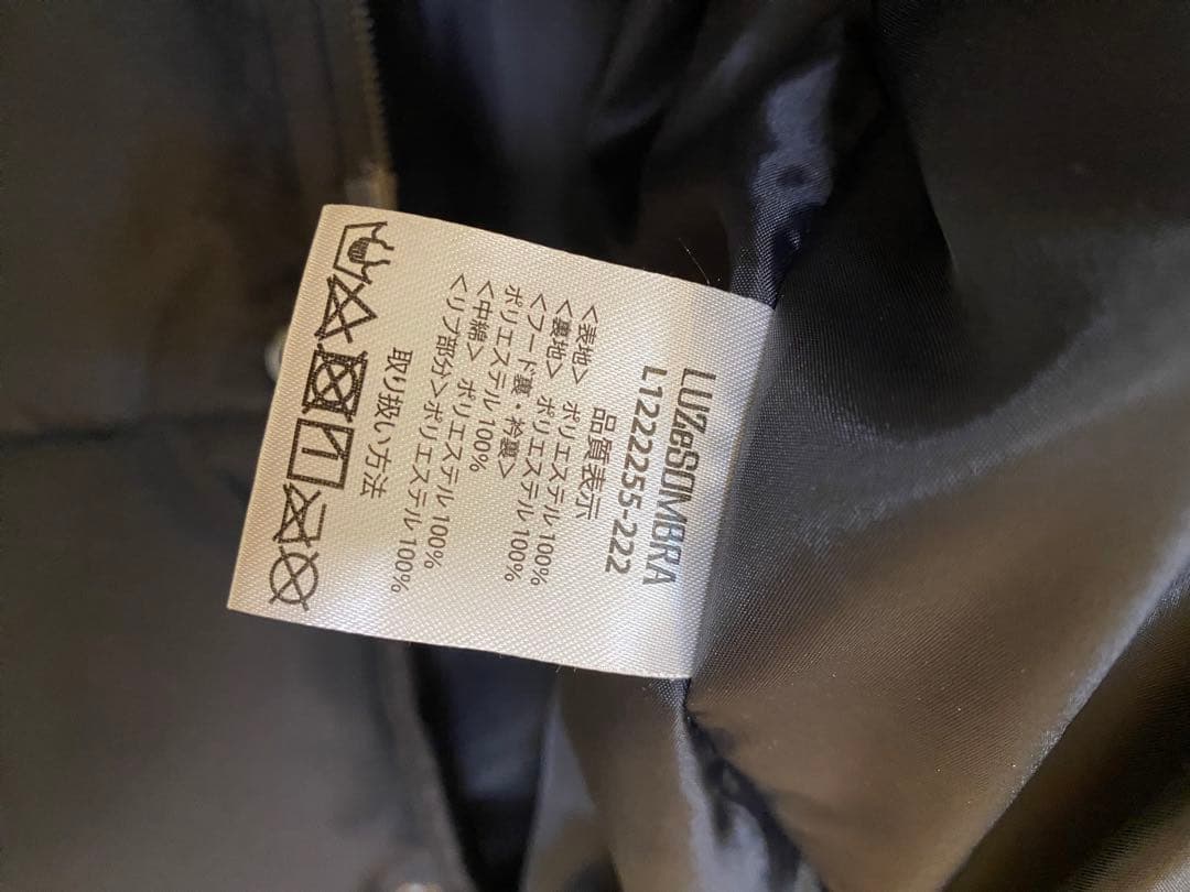 ベンチコート　【LUZ e SOMBRA|ルースイソンブラ】　黒