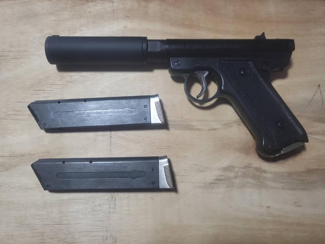 映画 暗殺者 仕様 ルガー Mk1カスタムサプレッサースタームルガーサイレンサー