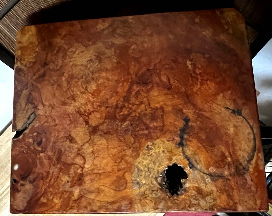 時代 無垢 超重量級 13.6㎏ 古木 刳抜彫り 花台 香台 盆栽台 特価中