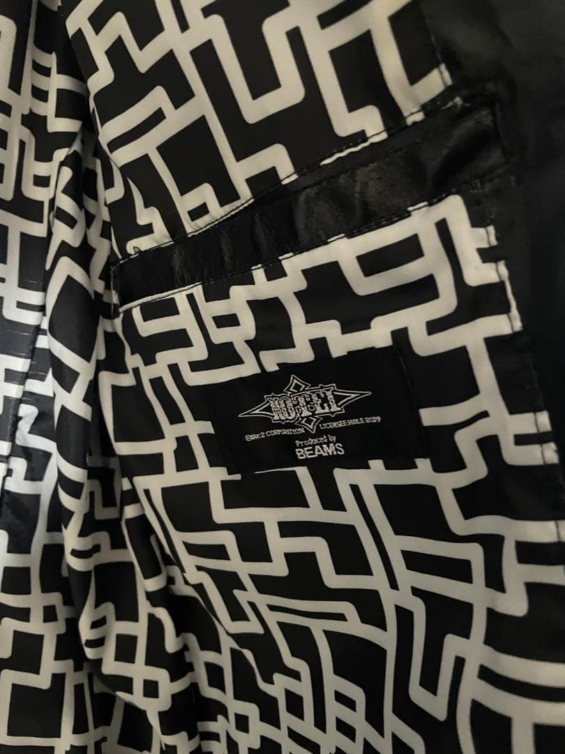 布袋寅泰 × BEAMS 限定 コラボ　レザージャケット G柄 L