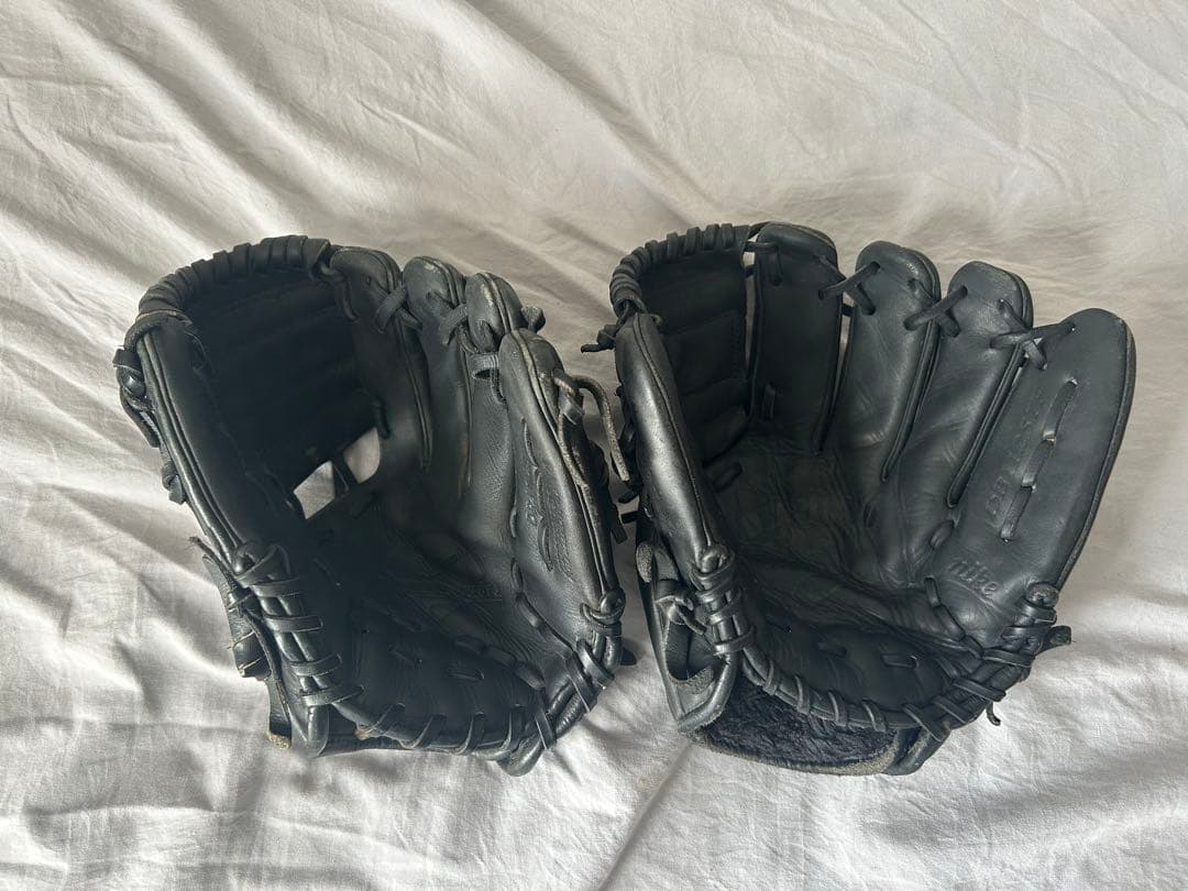 ナイキ NIKE ダイヤモンド 野球グローブ セット 内野手 右投げ ブラック