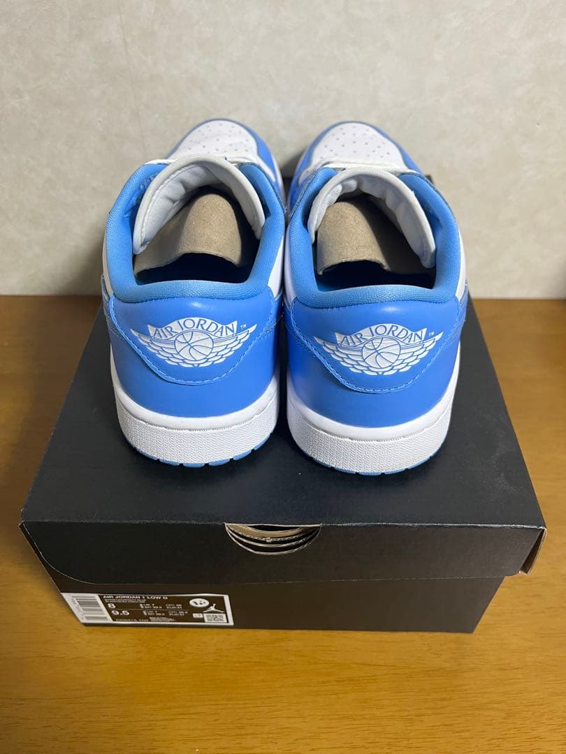 【美品】NIKE AIR JORDAN 1 LOW G ホワイト/ブルー
