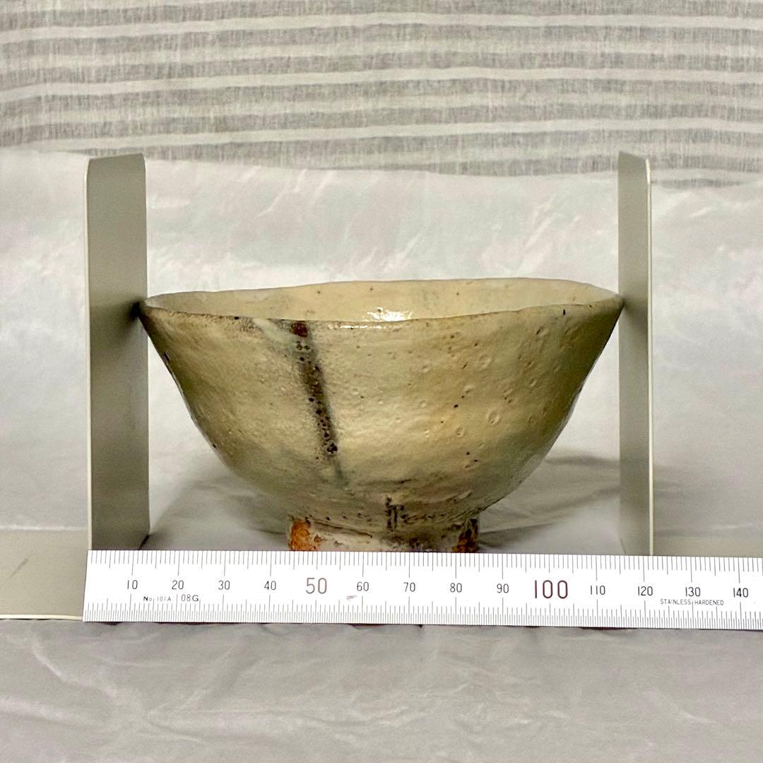 杉本 幻覚 貞光 粉引 旅 茶碗 手捻り