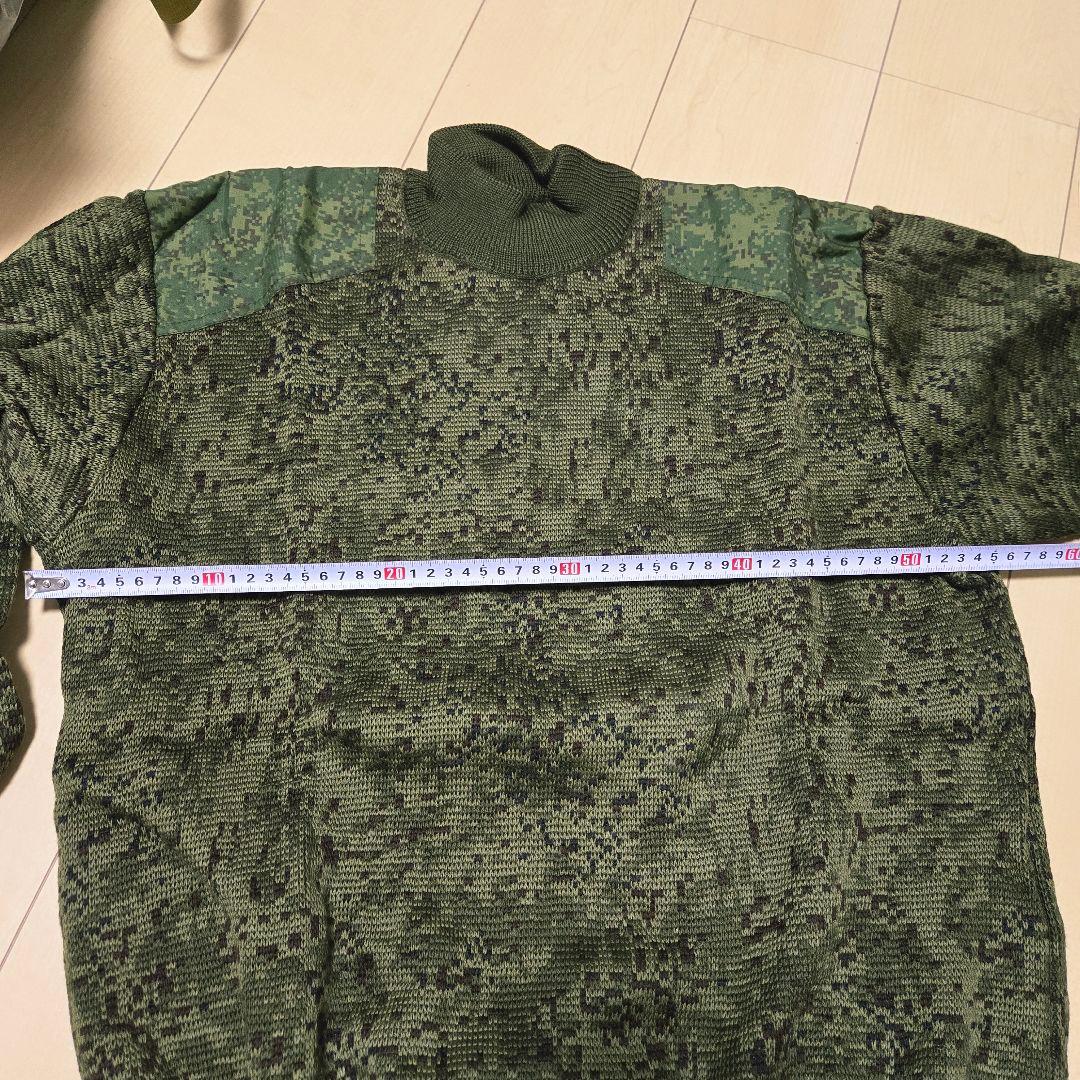 ロシア軍 実物 冬用セーター デジタルFlora 56-3