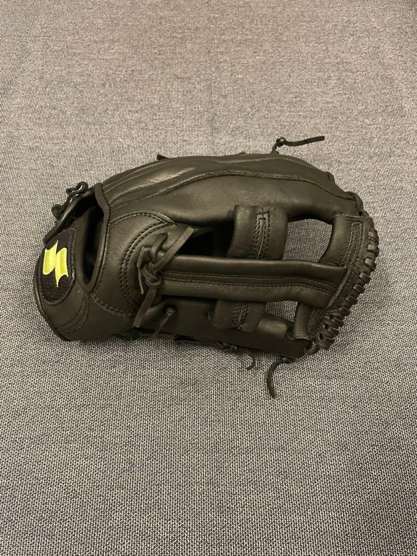 SSK 野球 軟式グローブ 一般用　大人　右投げ　グラブ　内野手　右利き　黒