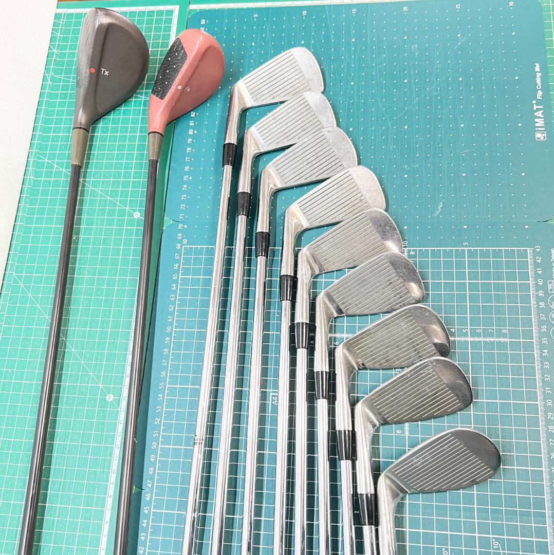 テーラーメード　ブリヂストン　ドライバー　ウッド　アイアン　11本セット