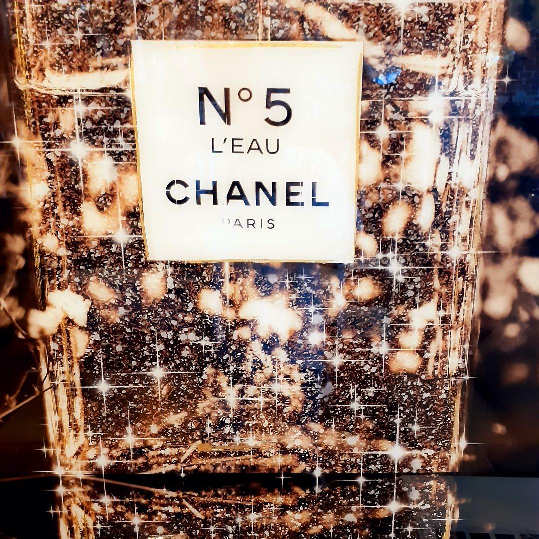 輸入雑貨　ミラーアートパネル『CHANELI』　特殊強化ガラス仕様　200cm