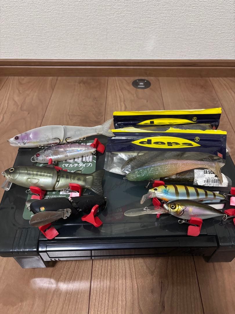 タックル整理　バスルアーセット