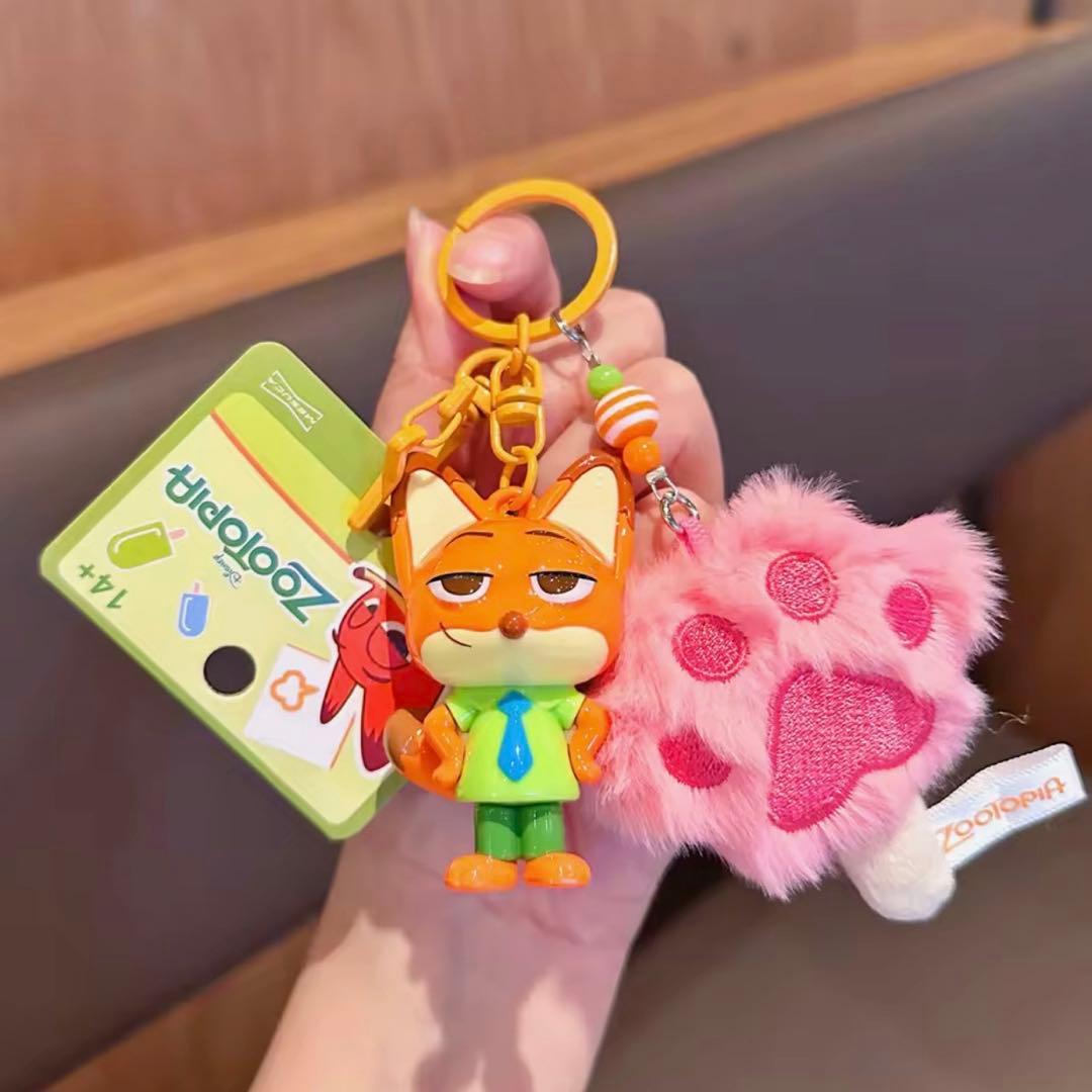 コンプリート6点セット❣️ズートピア ニック・ワイルド キーホルダー ストラップ