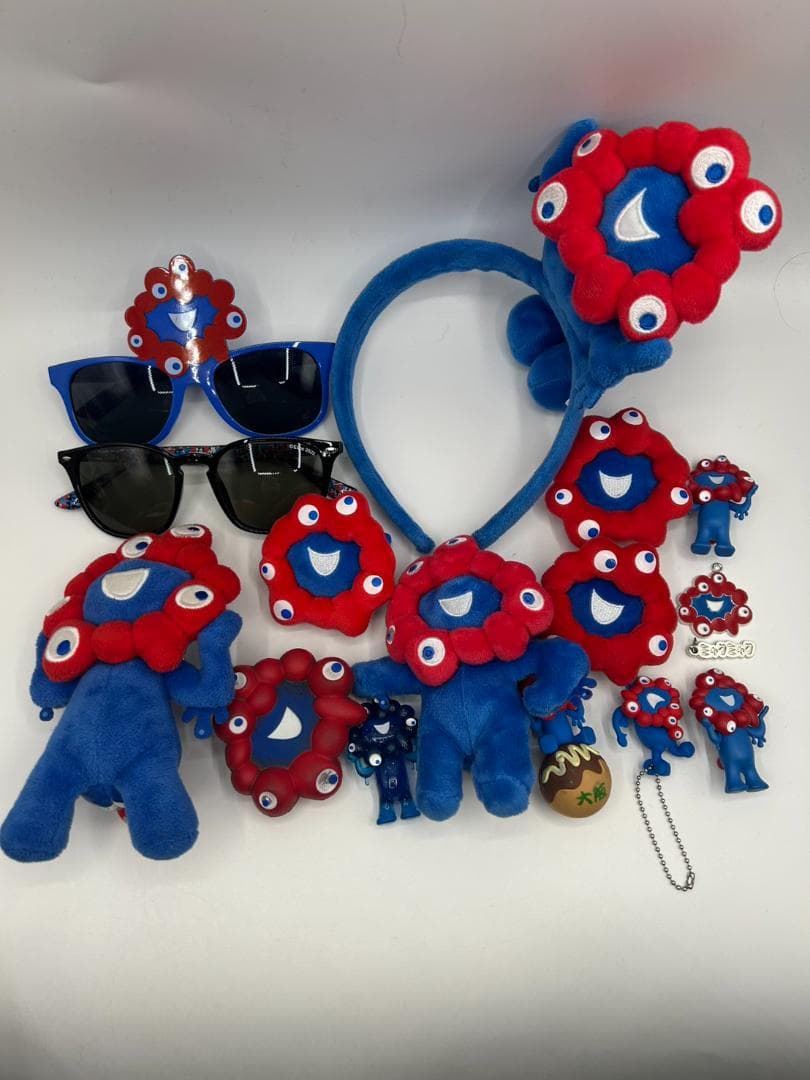 ミャクミャク 大阪万博 ぬいぐるみ サングラス等 16点セット まとめ