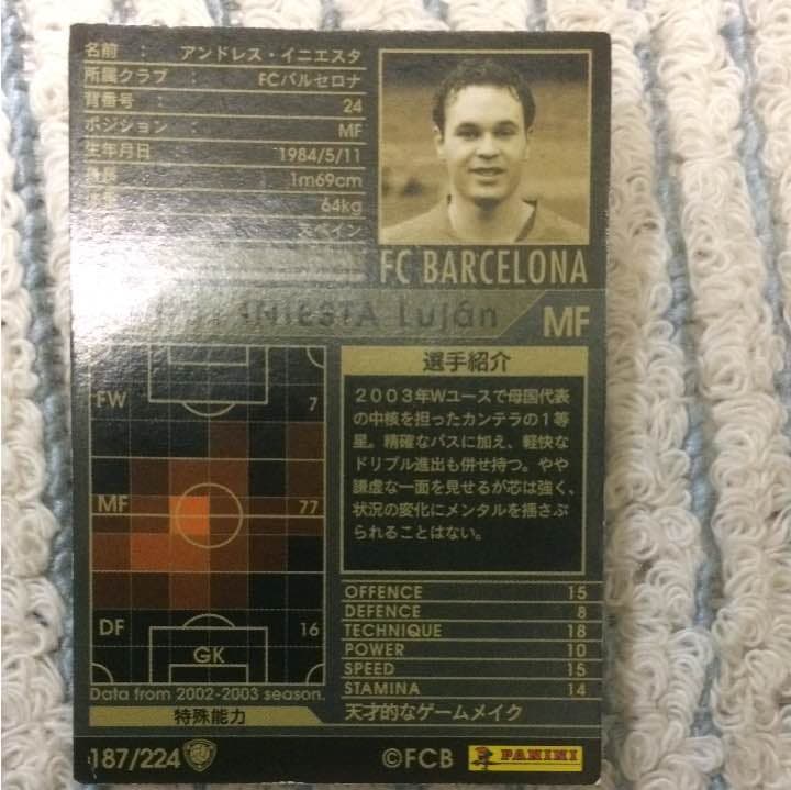 wccf アンドレス イニエスタ2004-2005