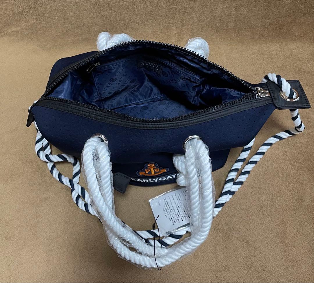 新品パーリーゲイツPEARLY GATES ネオプレーン カートバッグ ネイビー