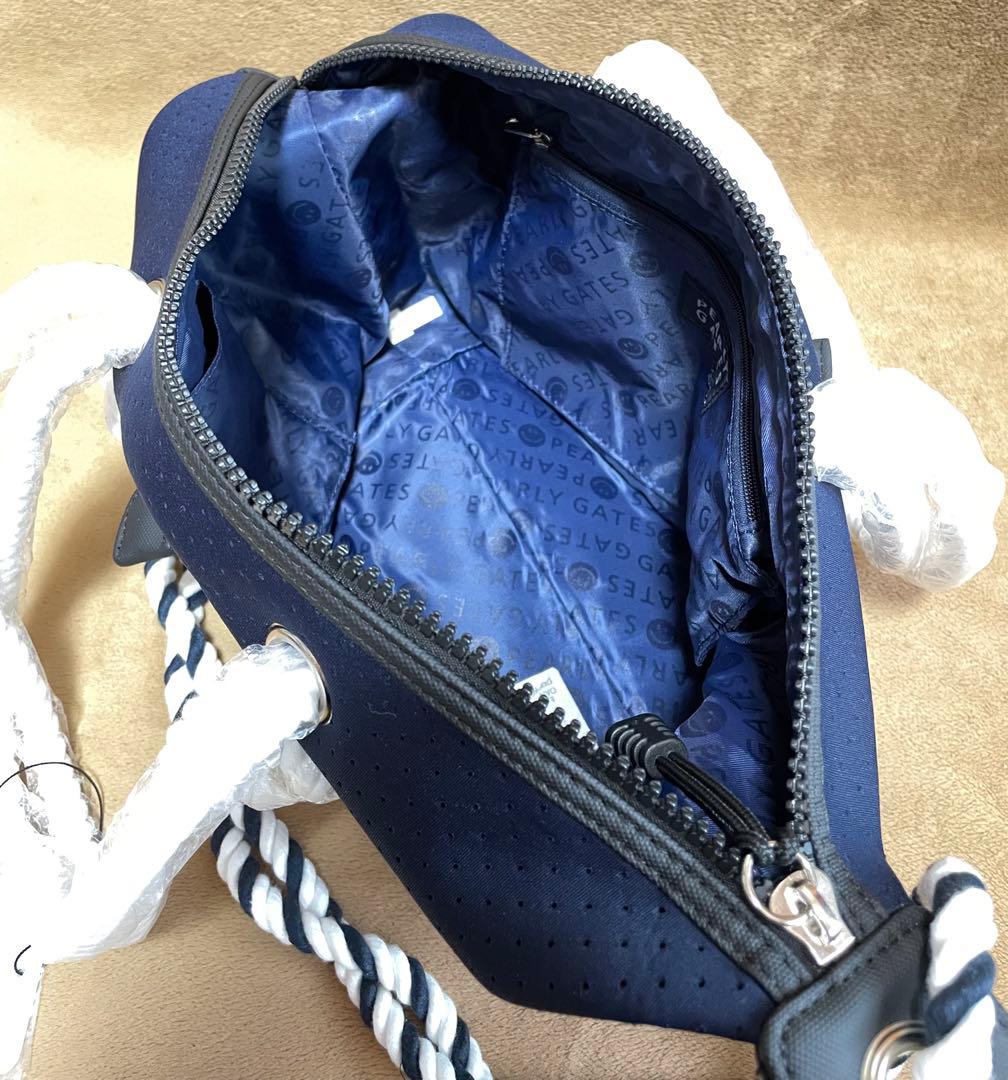 新品パーリーゲイツPEARLY GATES ネオプレーン カートバッグ ネイビー