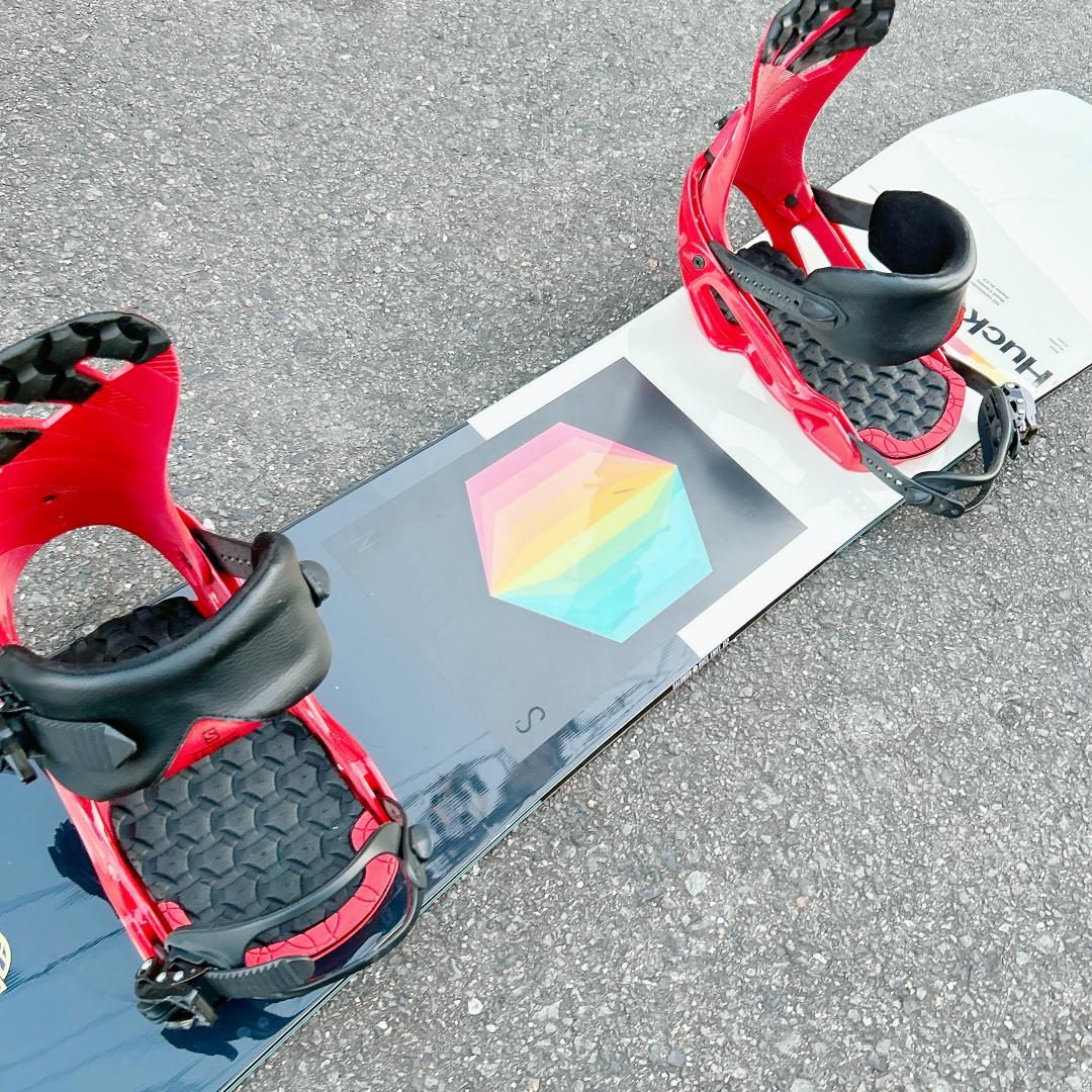 美品 スノーボード Salomon Huck Knife 150 スノボーセット