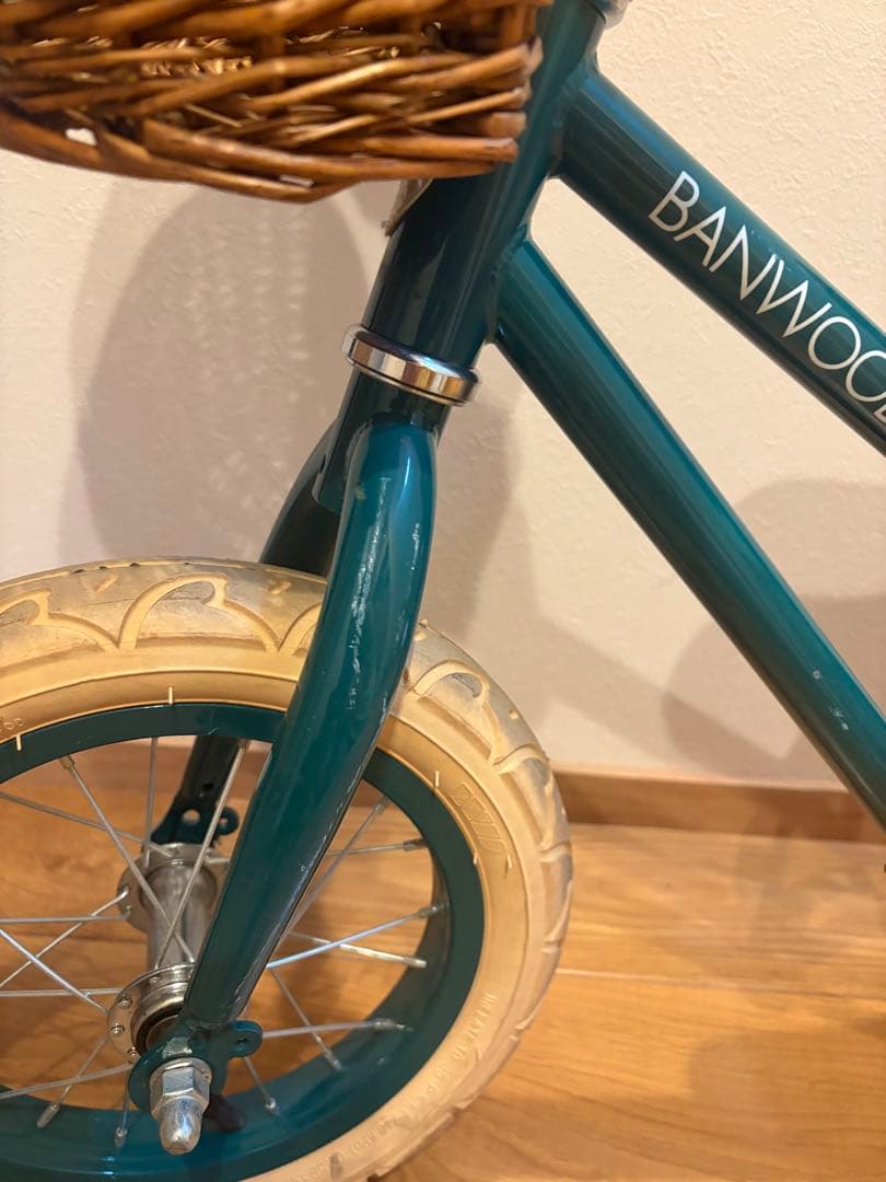 BANWOOD バランスバイク 緑　12インチ