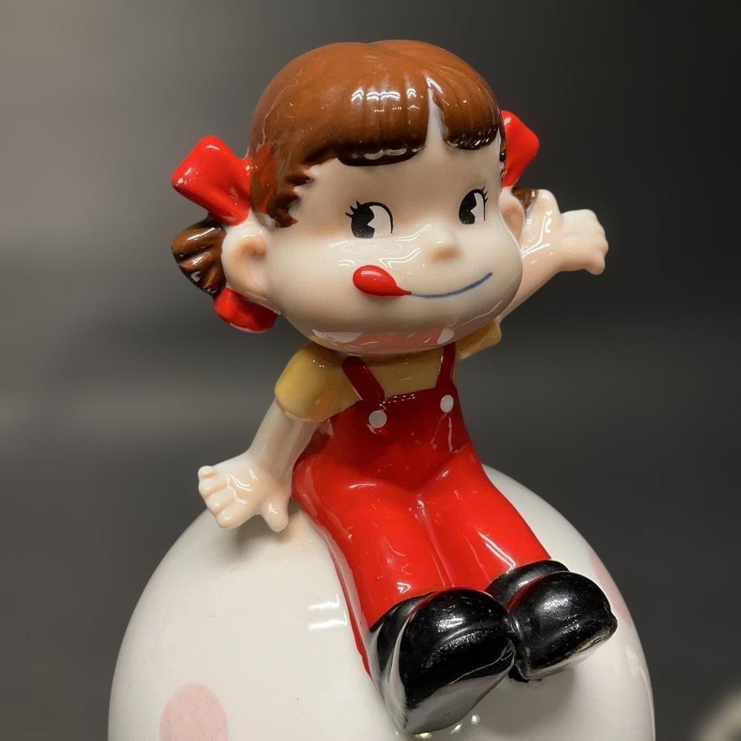 レア︎　レトロ　　ペコちゃん　セラミックランプ︎