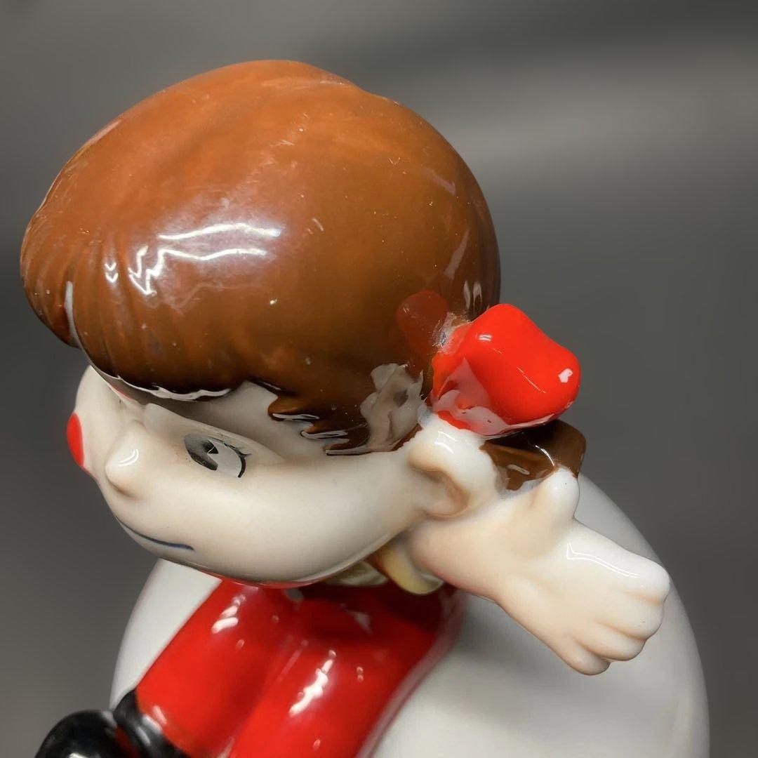 レア︎　レトロ　　ペコちゃん　セラミックランプ︎