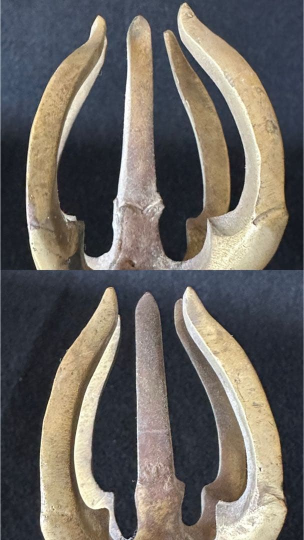 五鈷杵 密教法具 チベット お守り厄除け 長さ23cm 重さ544g 降魔杵LC