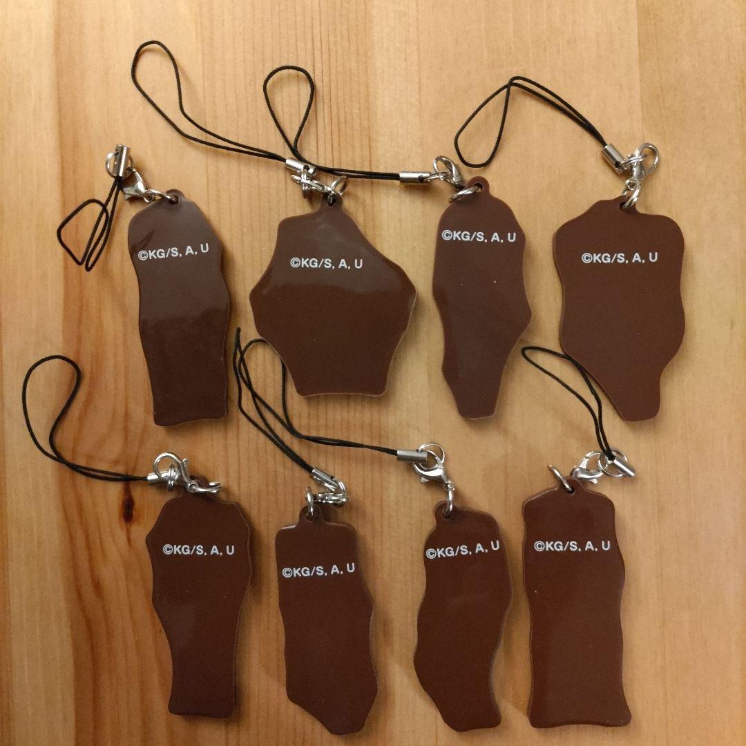 鬼滅の刃 ラバーストラップ 私服バージョン 8個セット