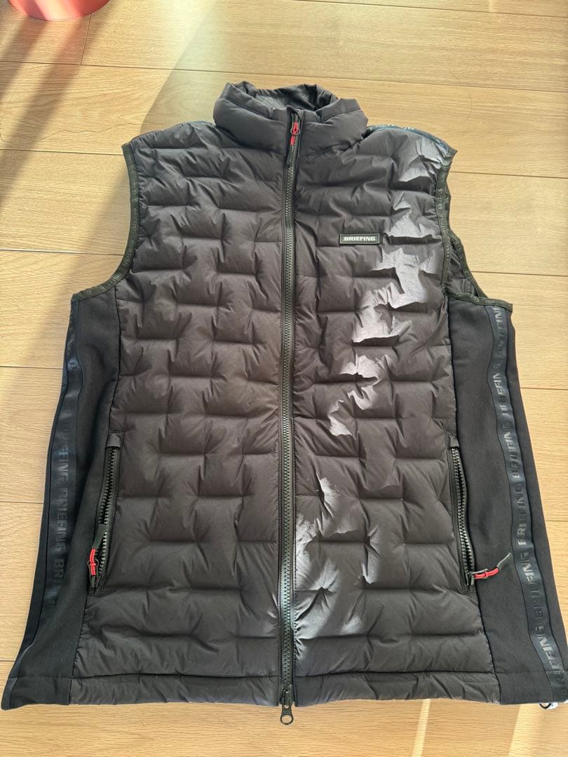BRIEFING ブラック ダウンベスト L