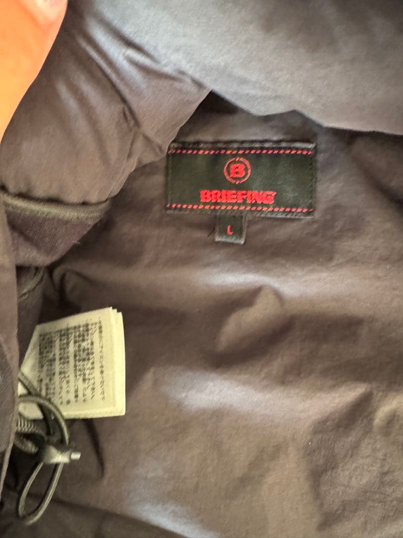 BRIEFING ブラック ダウンベスト L