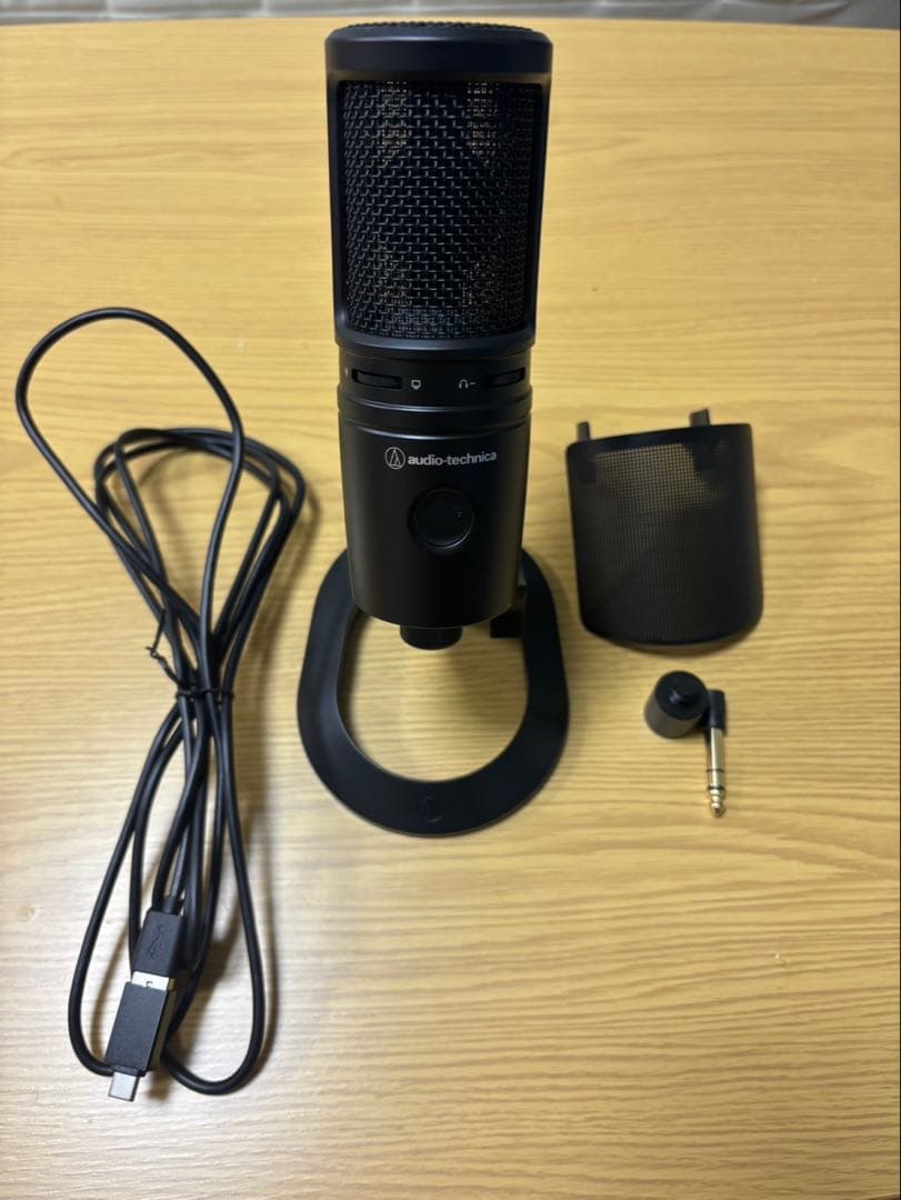 audio-technica AT2020USB-X ポップフィルター付