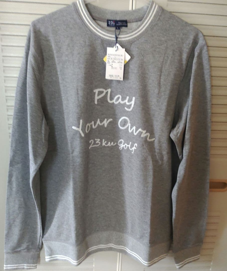 23区 Golf グレー 長袖　 Play Your Own　Lサイズ
