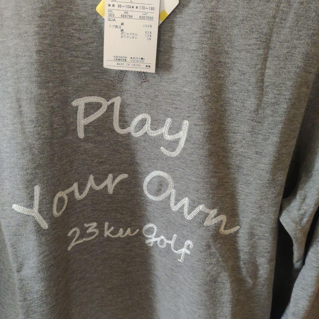 23区 Golf グレー 長袖　 Play Your Own　Lサイズ