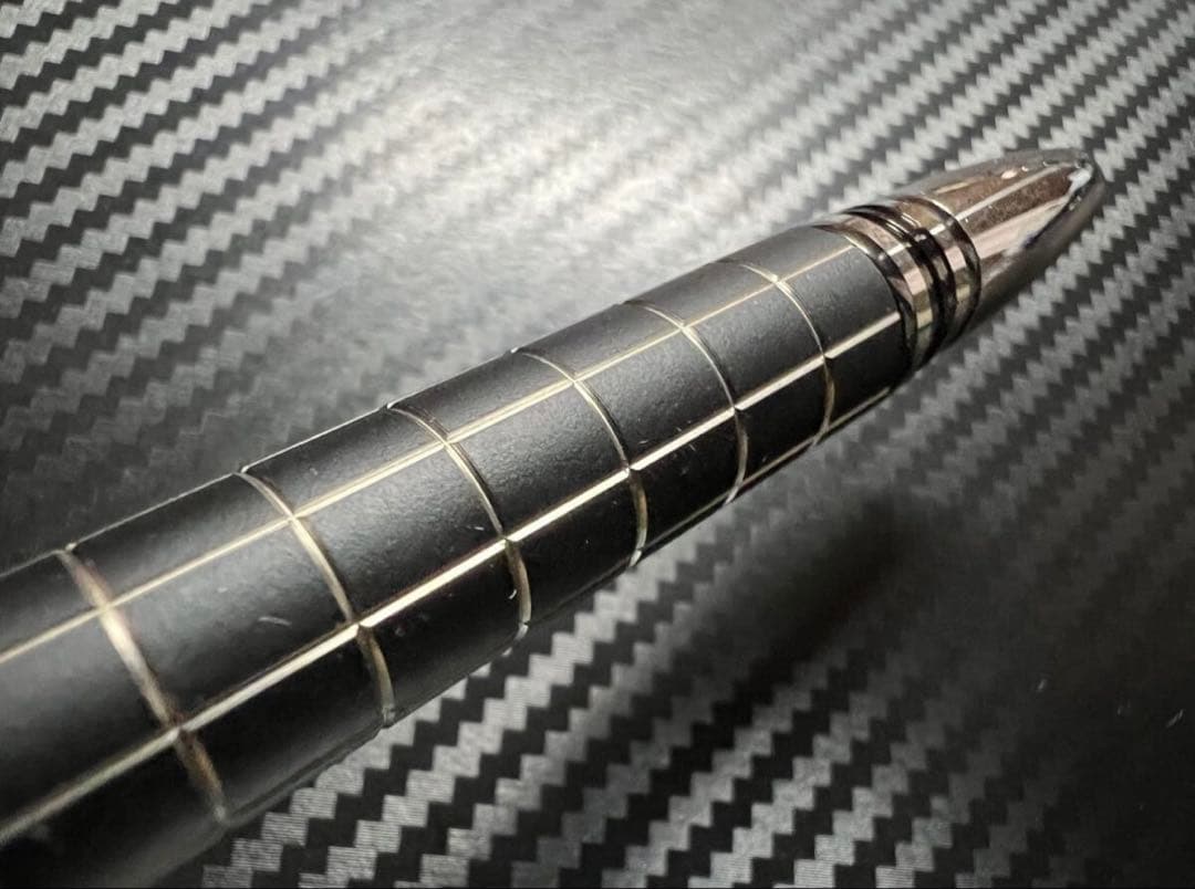 極美品 モンブラン スターウォーカー ボールペン メタルラバー