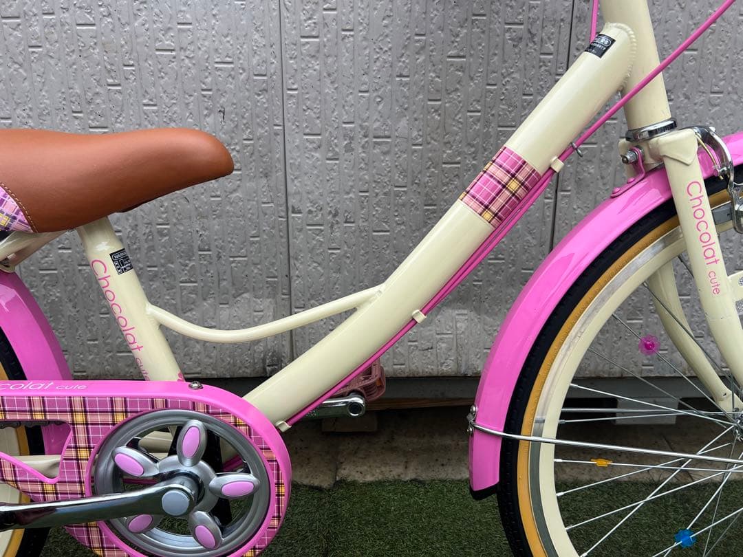 Chocolat cute 自転車　キッズ自転車　女の子　6ギア　22インチ