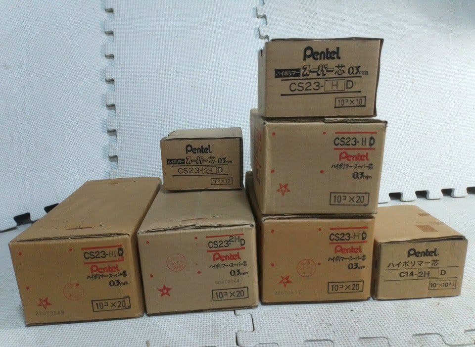 ぺんてる スーパー芯 超大量セット 未使用 109箱 0.3mm 0.4mm