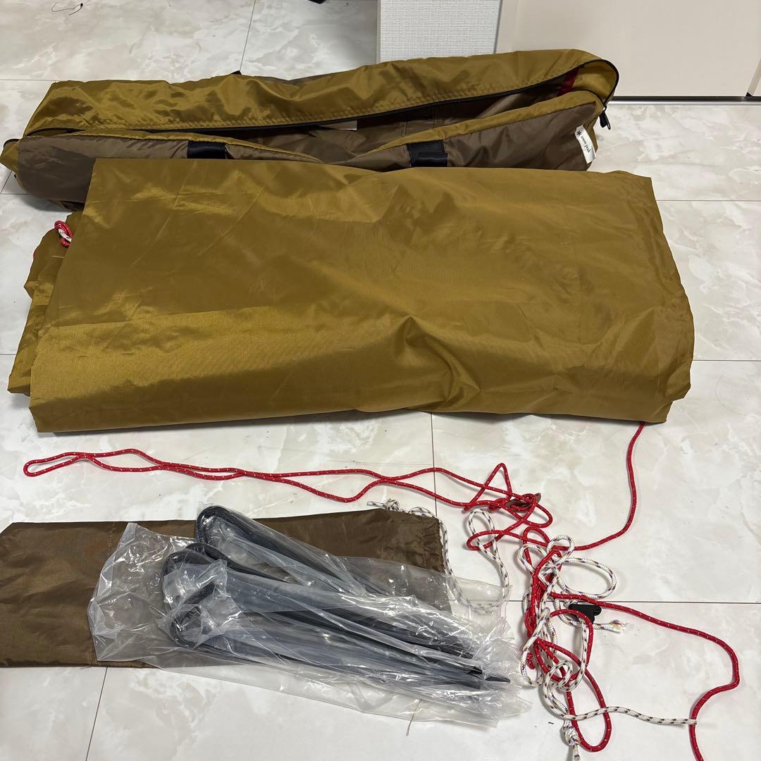  peak キャンプテント ブラウン