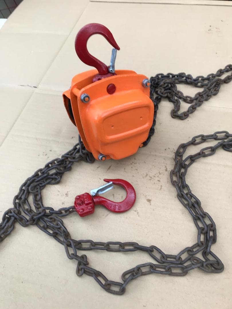 ♪おすすめ品　キトーチェーンブロック手動式　吊り上げ能力500kg