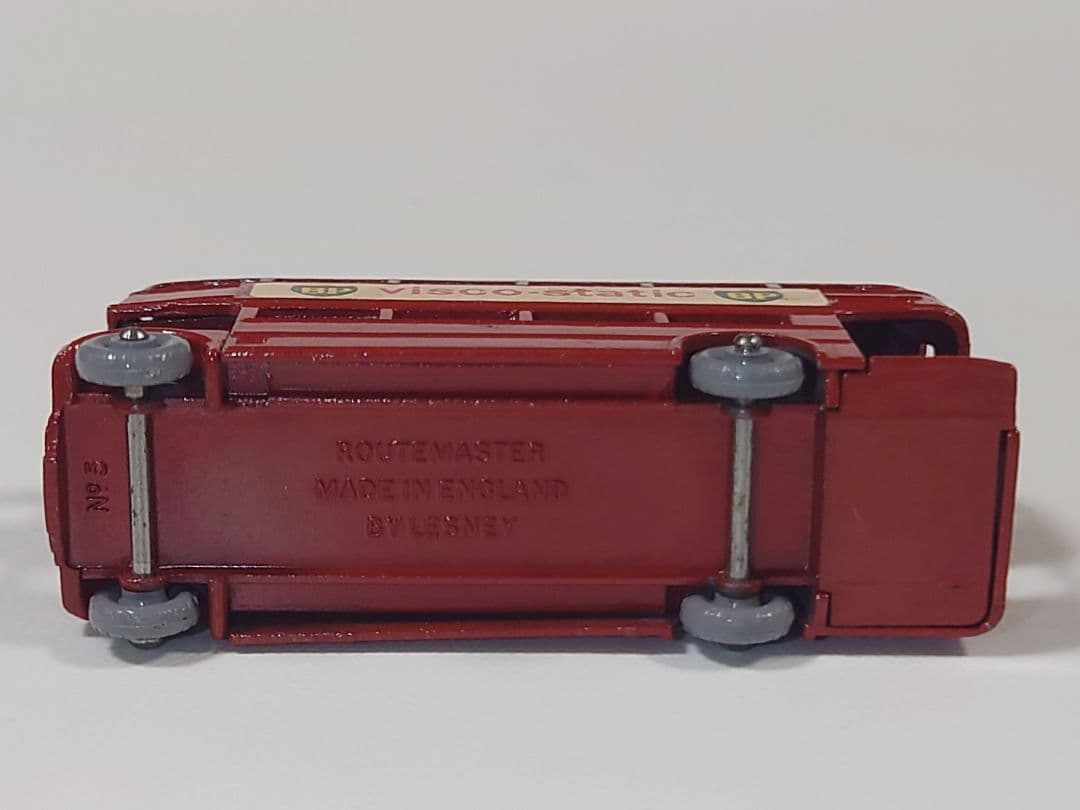 MATCHBOX No.5 LONDON BUS タイヤsilver 座席無し