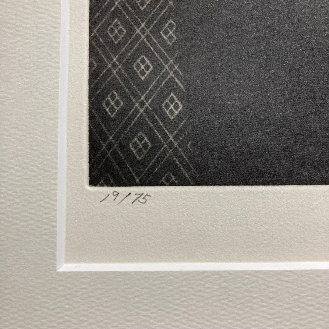 【真作保証】高橋潮 エッチング 直筆サイン 美人 版画 絵画 銅版画