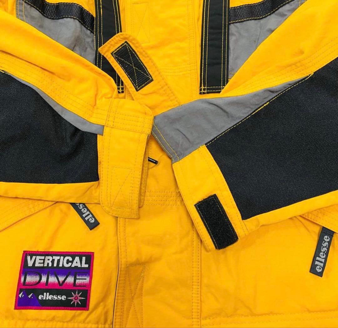 エレッセ スキーウェア 上下セット Lサイズ イエロー ゴールドウイン製