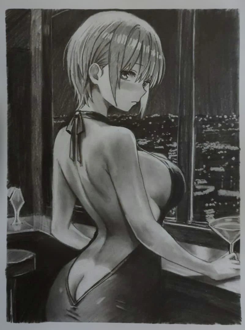 珀の鉛筆画　リクエスト受け付けます！(*^^*)