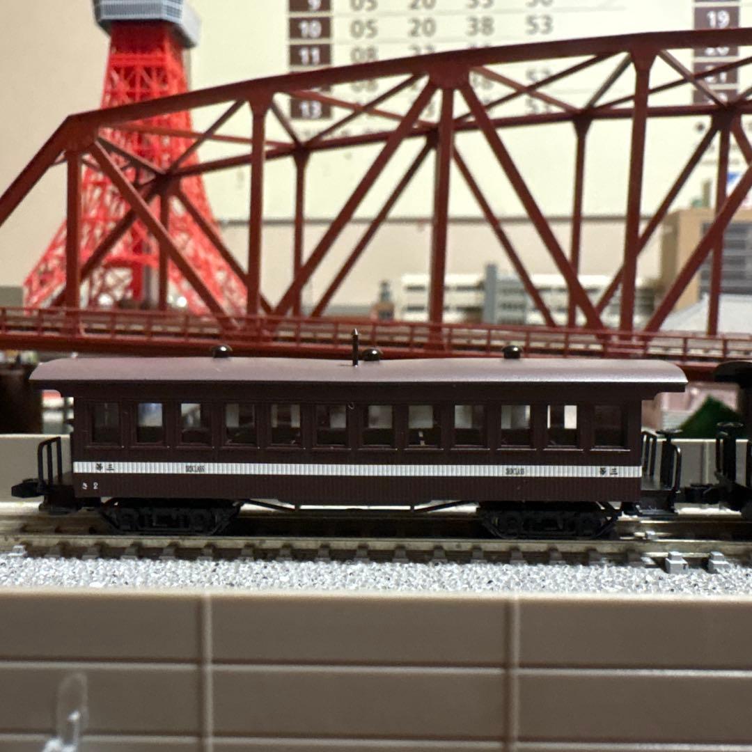 nゲージ マイクロエース　7100形　蒸気機関車　義経号　客車2両セット付