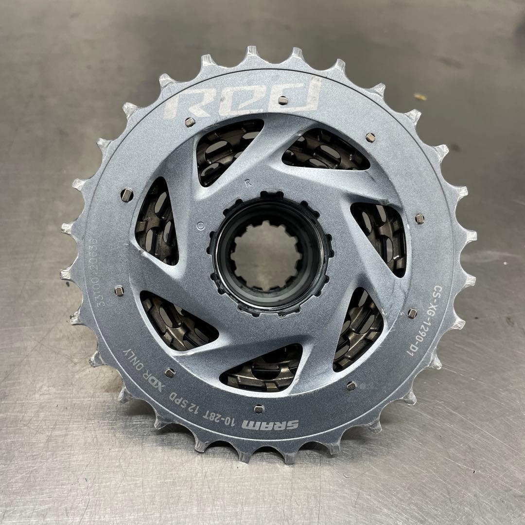 SRAM RED 12速用 カセットスプロケット 10-28T