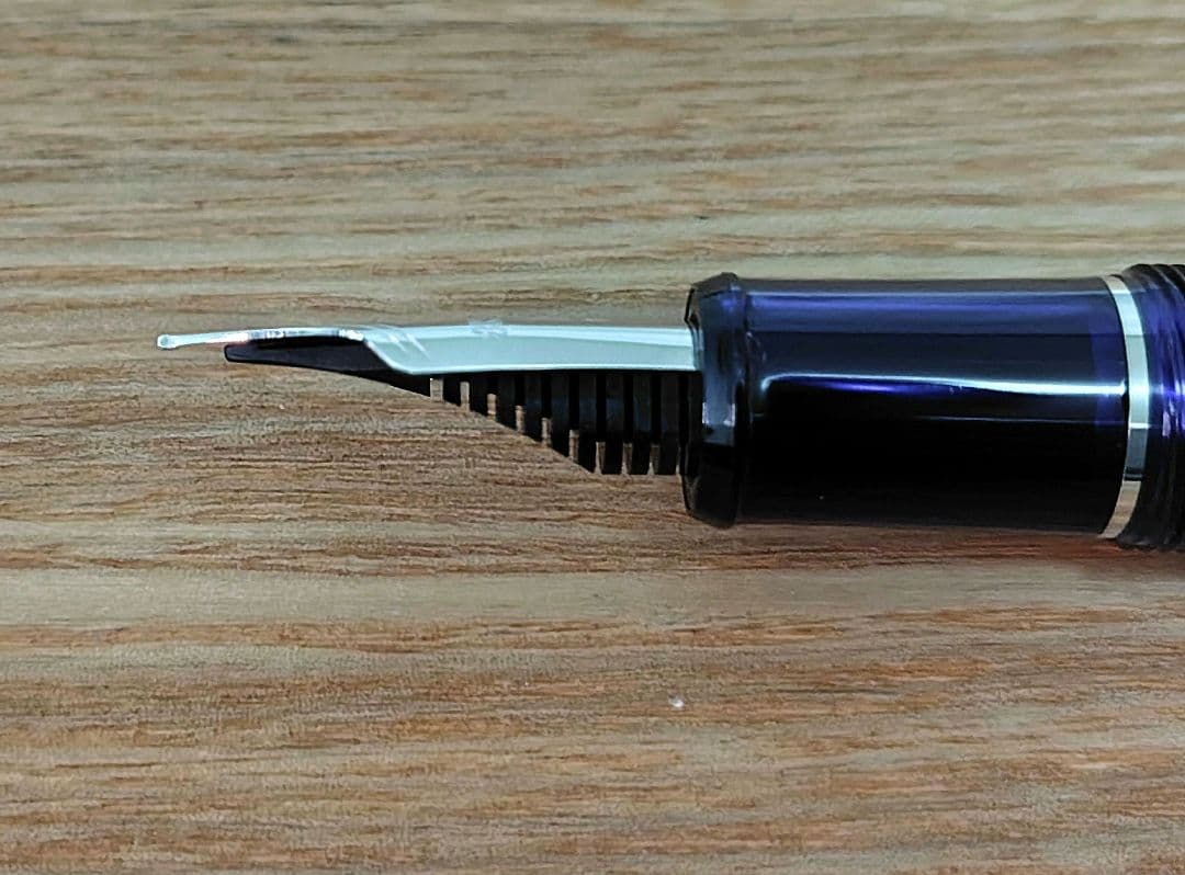 プラチナ万年筆 #3776 センチュリー ロジウム シャルトルブルー 中字