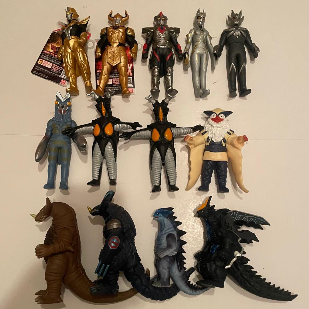 ウルトラマン&ウルトラ怪獣 ゴジラ ソフビ 80体 まとめ売り