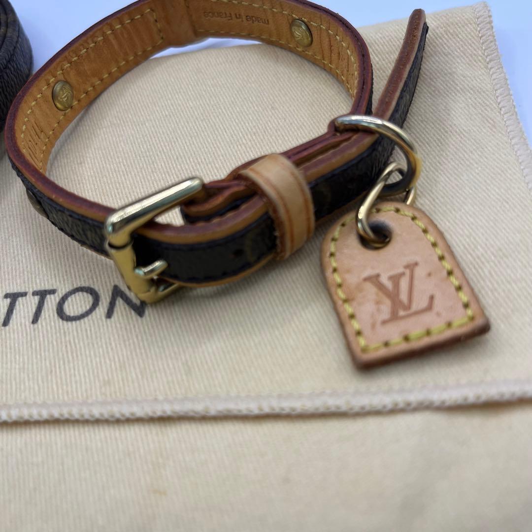 LOUIS VUITTON リード　首輪　セット　ルイヴィトン 中古　モノグラム
