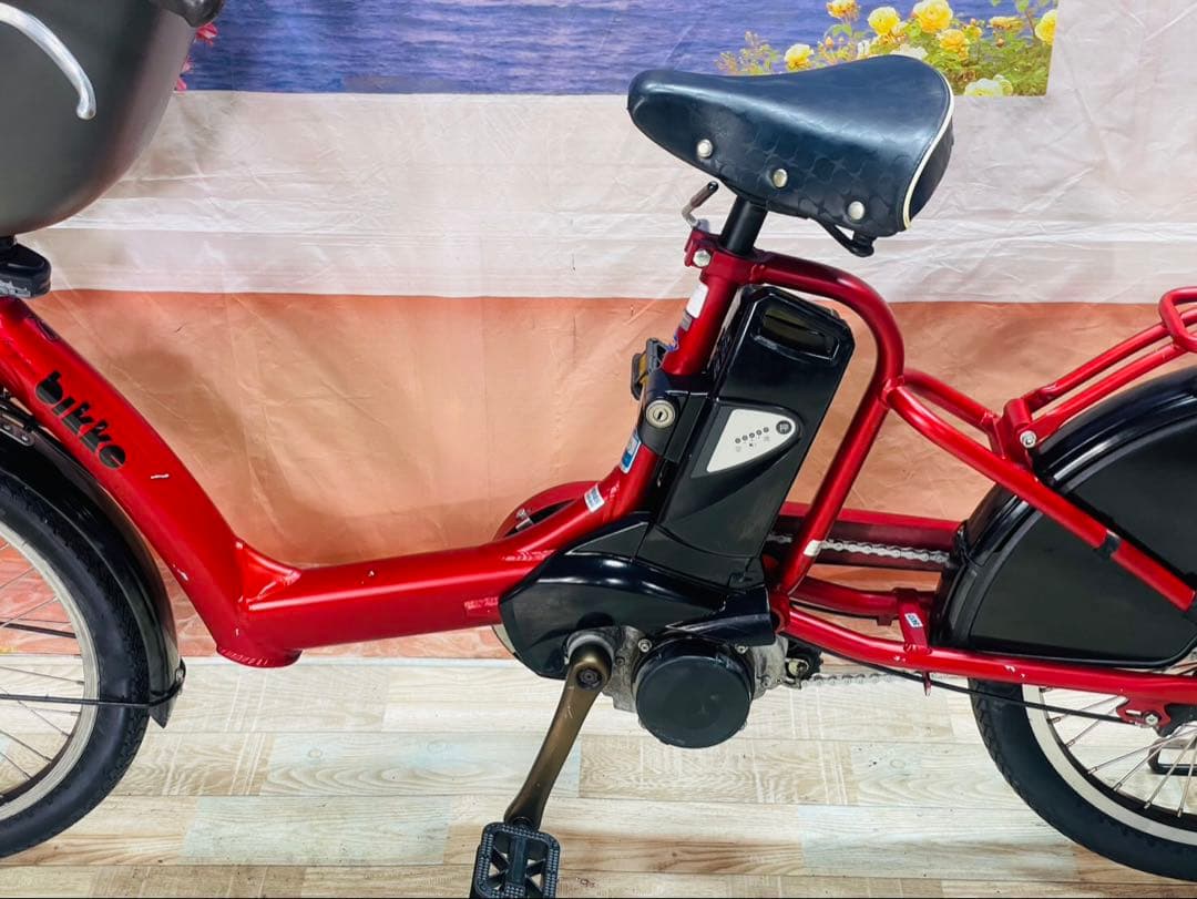 超人気！BIKKE ビッケ13AH！⭐️ブリヂストン子供乗せ電動自転車Y3417