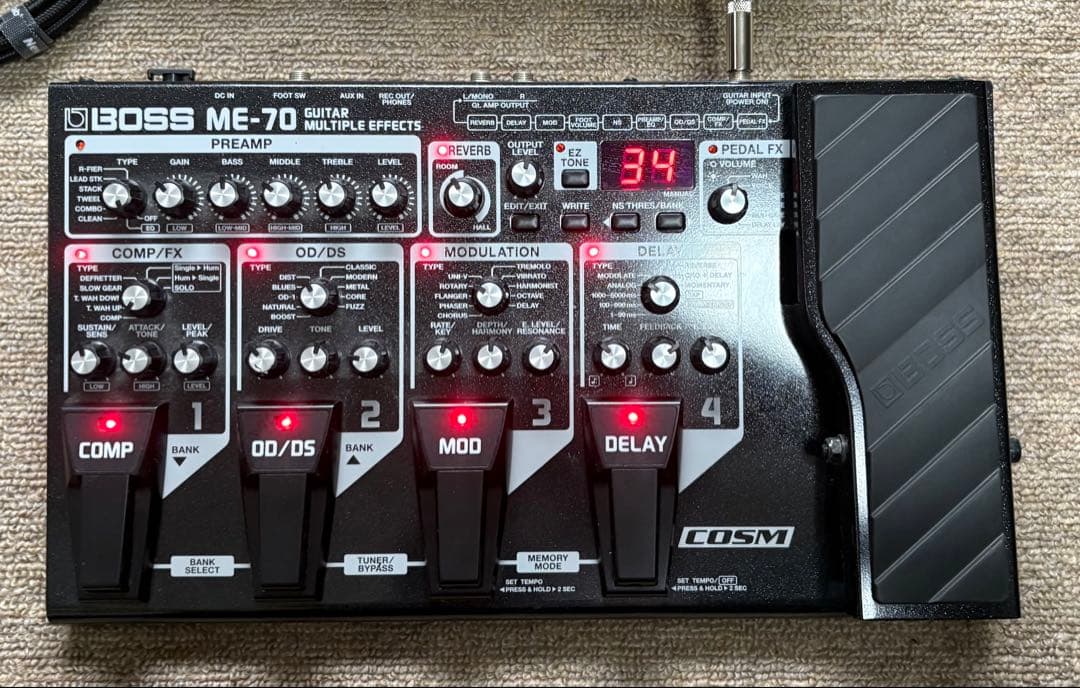 BOSS ME-70 ギターマルチエフェクター