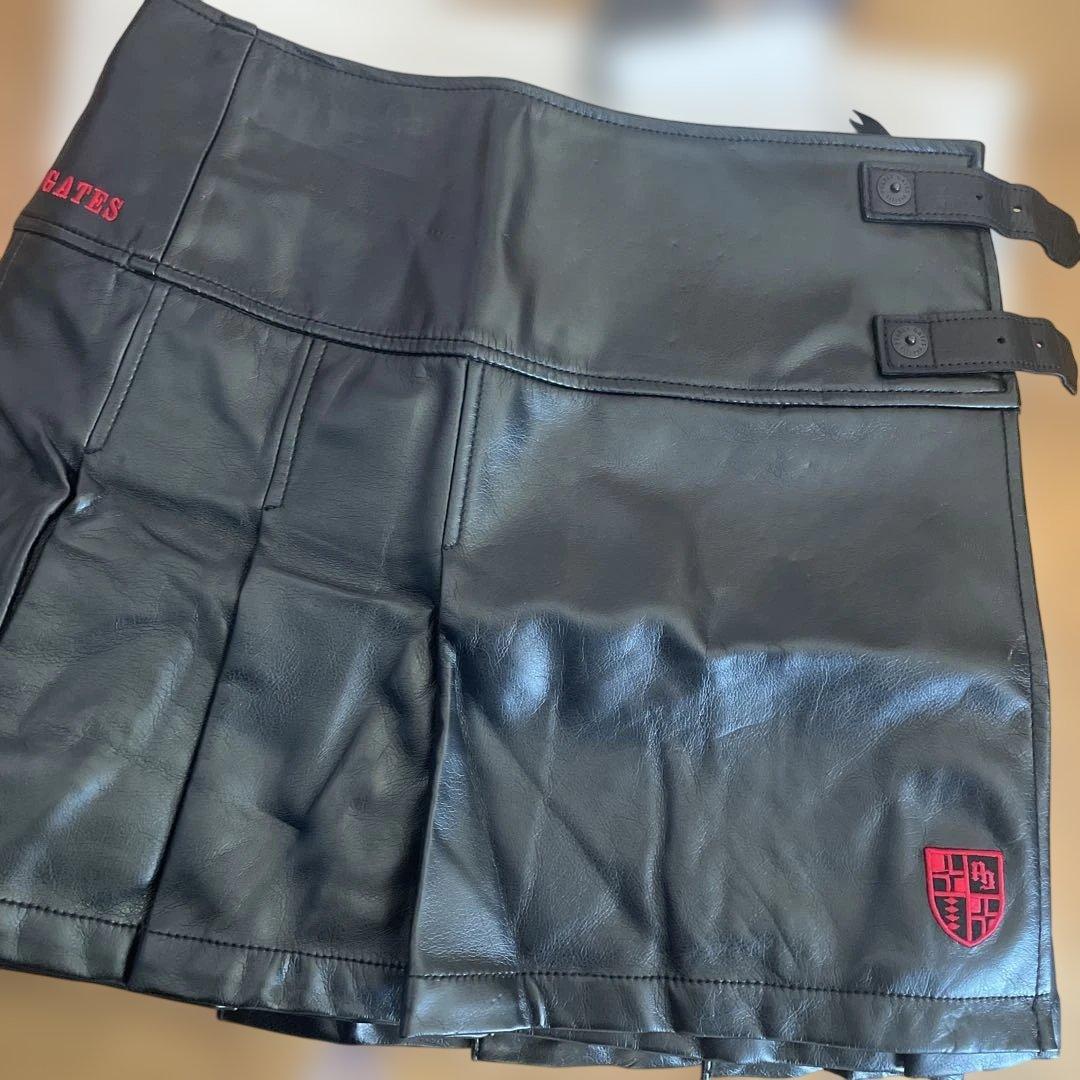 新品★PEARLY GATES ブラック プリーツスカート タグ付き