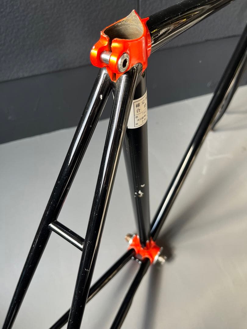 BRIDGESTONE ブリヂストン ピスト フレーム 競輪 njsブラック