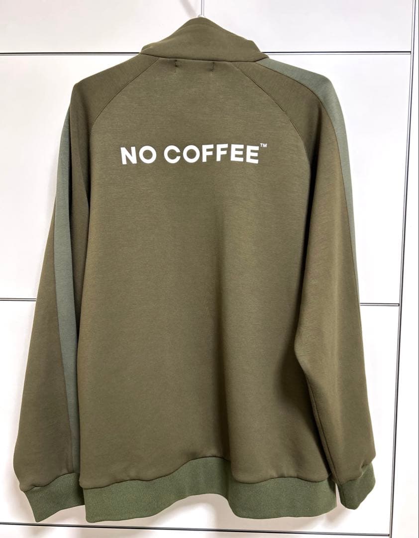 【美品】NO COFFEE フルジップトラックジャケットパーカーM メンズL相当