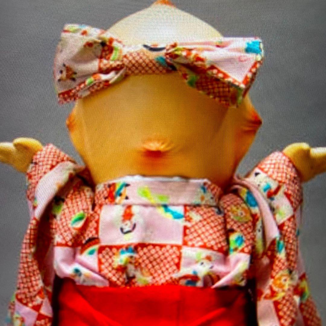 昭和レトロ　特大54センチ　浴衣着キューピー人形