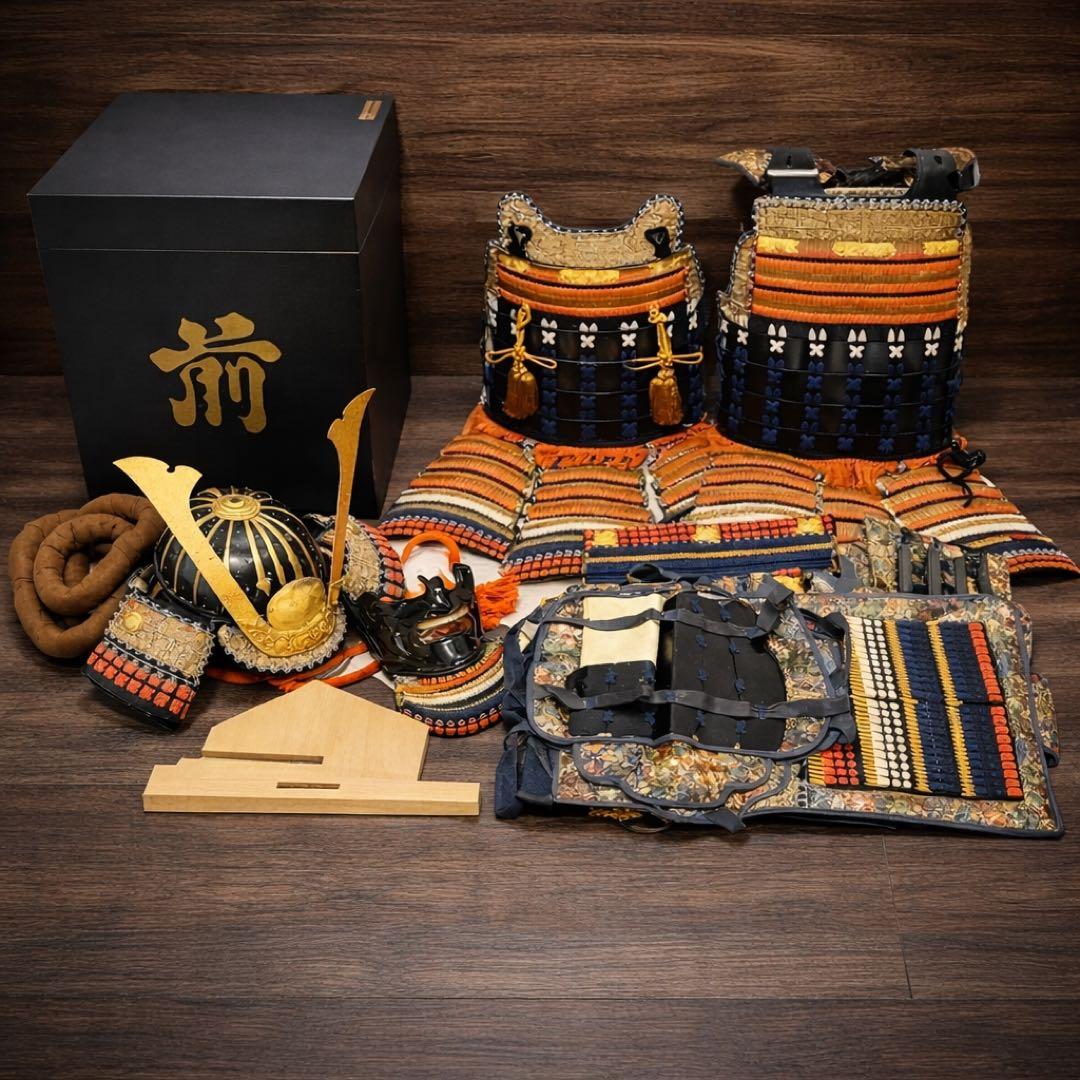極美品✨黒胴当世素掛　濃草　甲冑　侍　コスプレ　等身大