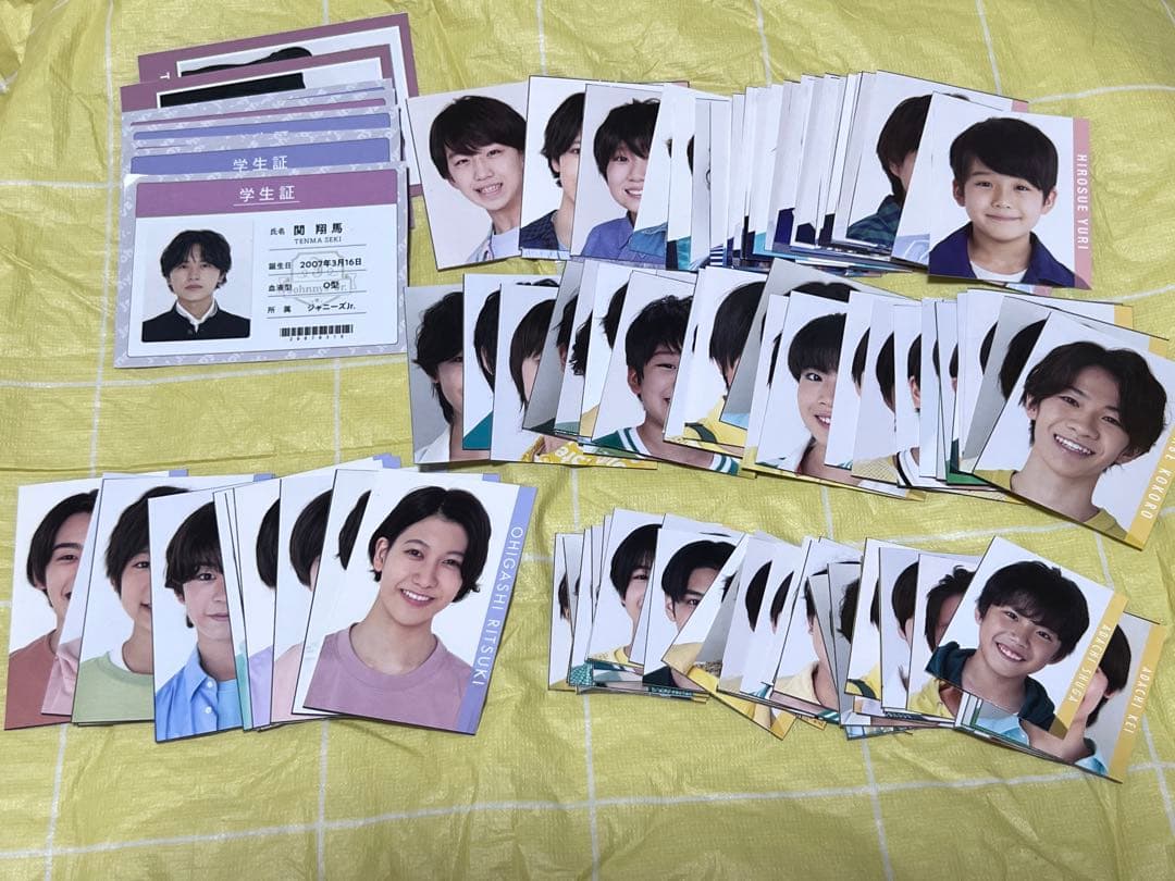 ジャニーズジュニア デタカ 厚紙カード